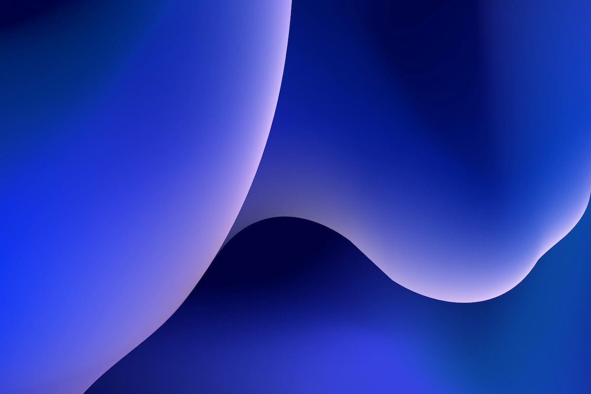 Blue blob background image