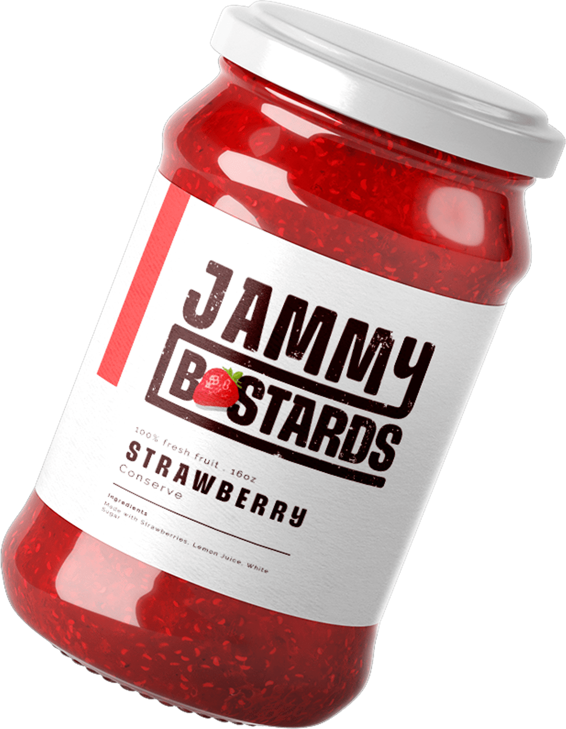 Jammy B*stards Jam Jar Design