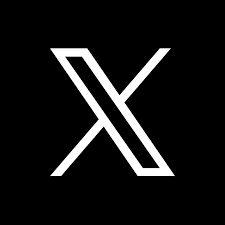X logo - an X on a black background